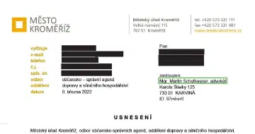 Anonymizované rozhodnutí, Oznámení o dosažení 12 bodů