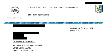 Anonymizované rozhodnutí, Držení telefonu při řízení